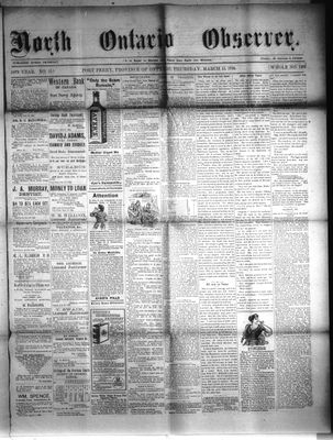 North Ontario Observer (Port Perry), 15 Mar 1894