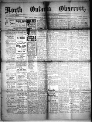 North Ontario Observer (Port Perry), 1 Mar 1900