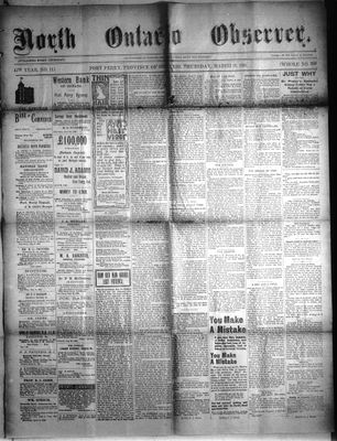 North Ontario Observer (Port Perry), 21 Mar 1901