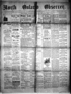 North Ontario Observer (Port Perry), 12 Sep 1901