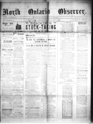 North Ontario Observer (Port Perry), 12 Feb 1903