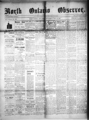 North Ontario Observer (Port Perry), 29 Oct 1903