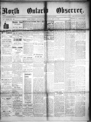 North Ontario Observer (Port Perry), 19 Nov 1903