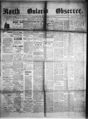 North Ontario Observer (Port Perry), 10 Dec 1903