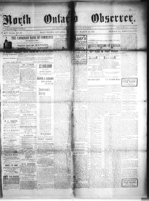 North Ontario Observer (Port Perry), 30 Mar 1905