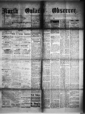 North Ontario Observer (Port Perry), 9 Apr 1908