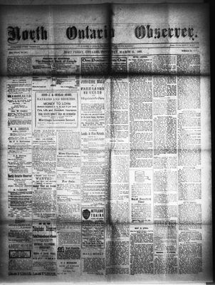 North Ontario Observer (Port Perry), 11 Mar 1909