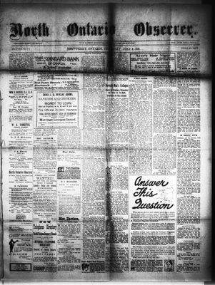 North Ontario Observer (Port Perry), 8 Jul 1909