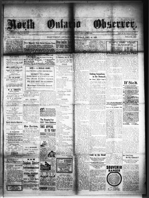 North Ontario Observer (Port Perry), 16 Dec 1909