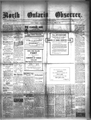 North Ontario Observer (Port Perry), 8 Feb 1917