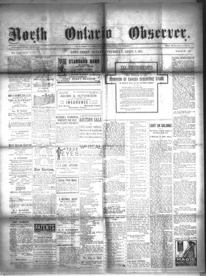 North Ontario Observer (Port Perry), 5 Apr 1917