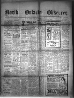 North Ontario Observer (Port Perry), 14 Mar 1918