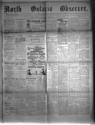 North Ontario Observer (Port Perry), 1 Aug 1918