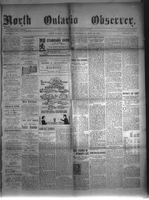 North Ontario Observer (Port Perry), 21 Nov 1918