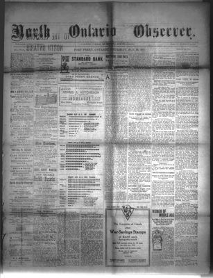 North Ontario Observer (Port Perry), 30 Jan 1919