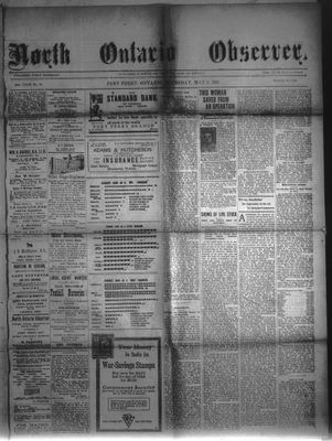 North Ontario Observer (Port Perry), 1 May 1919