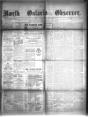 North Ontario Observer (Port Perry), 22 May 1919