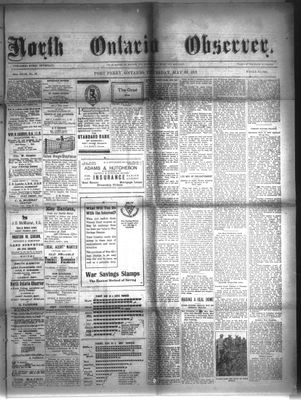 North Ontario Observer (Port Perry), 29 May 1919