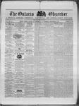 Ontario Observer (Port Perry), 26 Dec 1861