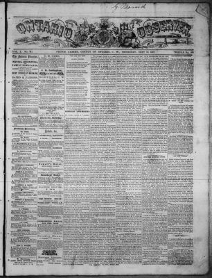 Ontario Observer (Port Perry), 12 Sep 1867