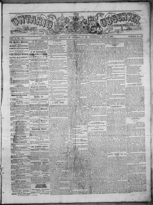 Ontario Observer (Port Perry), 24 Oct 1867