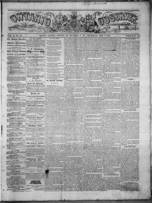 Ontario Observer (Port Perry), 7 Nov 1867