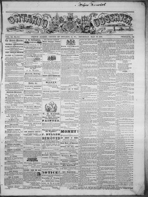 Ontario Observer (Port Perry), 28 May 1868