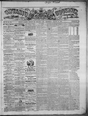 Ontario Observer (Port Perry), 20 Aug 1868