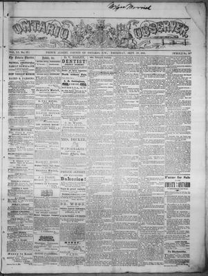 Ontario Observer (Port Perry), 17 Sep 1868