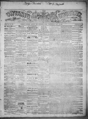 Ontario Observer (Port Perry), 15 Oct 1868