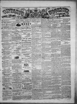 Ontario Observer (Port Perry), 11 Feb 1869