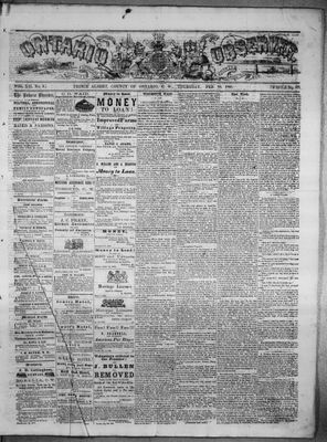 Ontario Observer (Port Perry), 25 Feb 1869