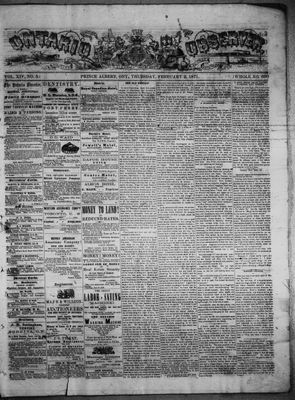 Ontario Observer (Port Perry), 2 Feb 1871