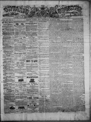 Ontario Observer (Port Perry), 2 Mar 1871