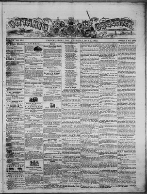 Ontario Observer (Port Perry), 2 May 1872