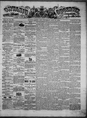 Ontario Observer (Port Perry), 11 Jul 1872