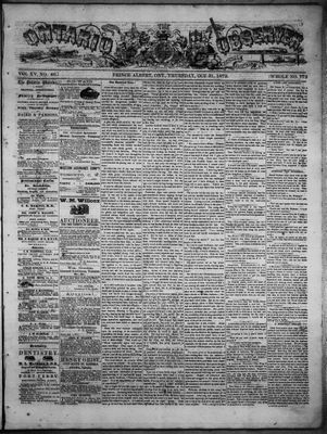 Ontario Observer (Port Perry), 31 Oct 1872