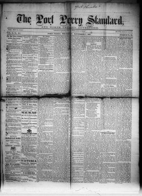 Port Perry Standard, 7 Nov 1867