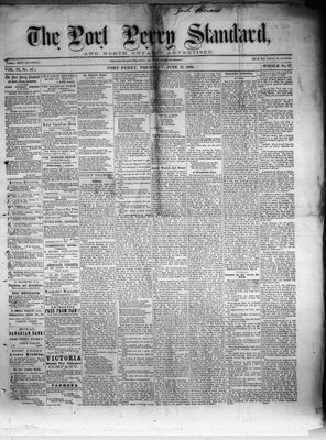 Port Perry Standard, 18 Jun 1868