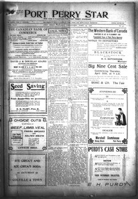 Port Perry Star, 29 Apr 1908