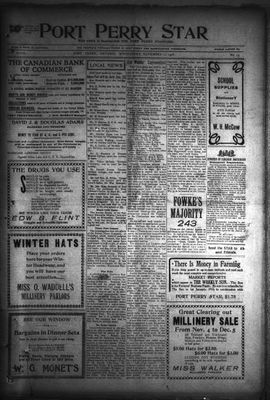 Port Perry Star, 11 Nov 1908