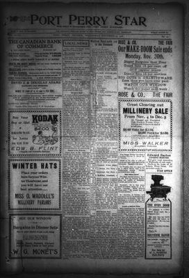 Port Perry Star, 25 Nov 1908