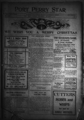 Port Perry Star, 22 Dec 1909