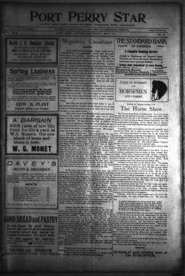 Port Perry Star, 3 May 1911