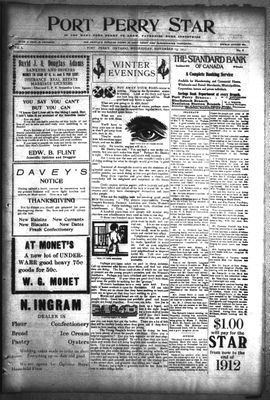 Port Perry Star, 15 Nov 1911