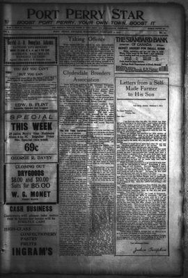 Port Perry Star, 7 Feb 1912