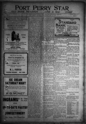 Port Perry Star, 20 May 1914