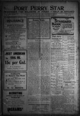 Port Perry Star, 16 Dec 1914