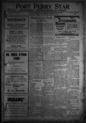 Port Perry Star, 10 Feb 1915