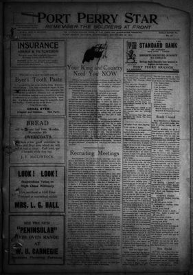 Port Perry Star, 10 Nov 1915